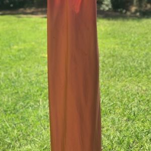 Peach formal dress
